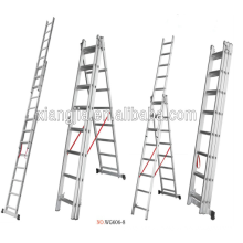 China Factory Multi-purpose Aluminum Super Ladder,Adto group EN131 Aluminium Household Step Ladder decorative wooden ladders